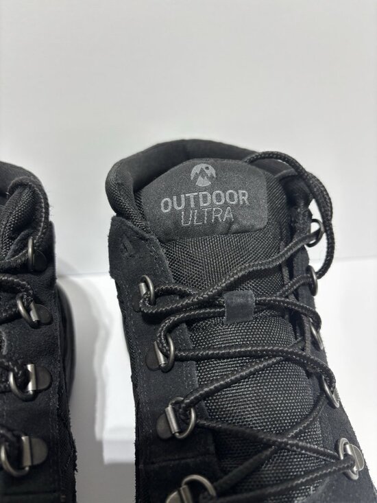 Skechers Men’s Outdoor Ultra-Adventures Black Waterproof Hiking Boots, Size 11 M main image 5